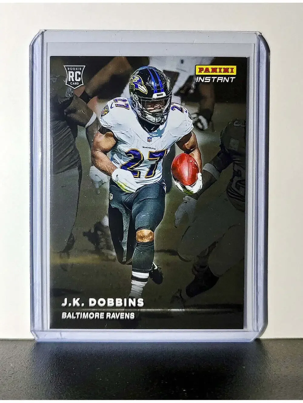 JK Dobbins Rookie 2020 Panini NFL #9 Rookie Spotlight Card Baltimore Ravens